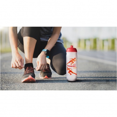 Logotrade reklaminės dovanos nuotrauka: HydroFlex™ Skaidrus 750 ml išspaudžiamas sportinis buteliukas