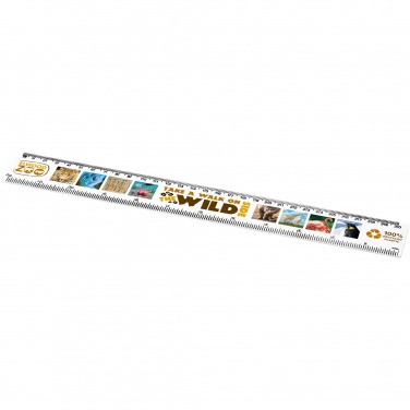 Logotrade reklaminės dovanos nuotrauka: Refari 30 cm perdirbto plastiko liniuotė