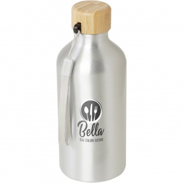 Logotrade reklaminiai produktai nuotrauka: Malpeza 500 ml RCS sertifikuotas perdirbto aliuminio vandens butelis