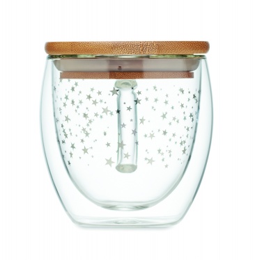 Logotrade verslo dovanos nuotrauka: Dvigubos sienelės borosilikatinis puodelis