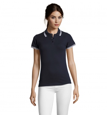 Logotrade reklaminiai produktai nuotrauka: PASADENA moteriškas polo 200g