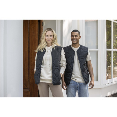 Logotrade reklaminės dovanos nuotrauka: Kvarcinis GRS perdirbtas unisex dygsniuotas liemenėlis