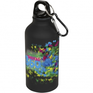 Logotrade ziemassvētku dāvanas foto: Oregon 400 ml matēta ūdens pudele ar karabīni