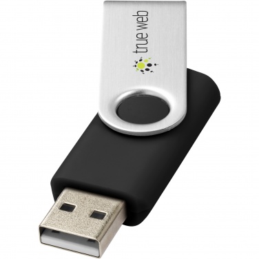 Logotrade Ideja dāvanas foto: Pagrieziet pamata 32 GB USB zibatmiņas disku