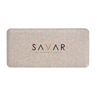 Logotrade logo dāvanas foto: 10 000 mah kviešu salmu spēka banka