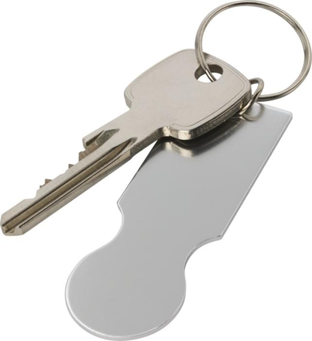 Logotrade logo dāvanas foto: Rhea iepirkumu groza atslēgu piekariņš