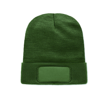 Logotrade biznesa dāvanas foto: Unisex beanie RPET poliestera