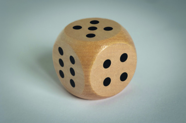 Logotrade korporatīvās dāvanas foto: Koka kauliņi Schima 5 cm diametrā