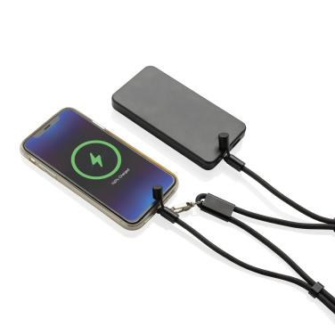 Logotrade dāvanas foto: LoopAmp RCS RPET regulējams telefona vads ar 60 W kabeli