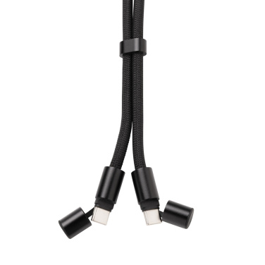 Logotrade dāvanas foto: LoopAmp RCS RPET regulējams telefona vads ar 60 W kabeli