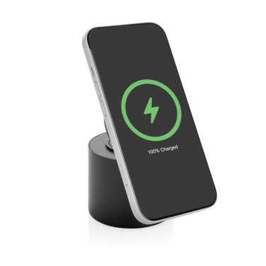 Logotrade logo dāvanas foto: Magpulse RCS pārstrādātas plastmasas 3W skaļrunis ar magnētisku turētāju