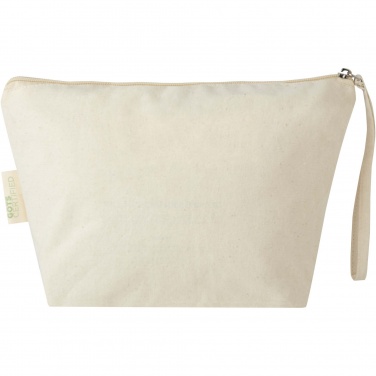Лого трейд бизнес-подарки фото: Orissa 180 g/m² organic large accessory pouch 3L