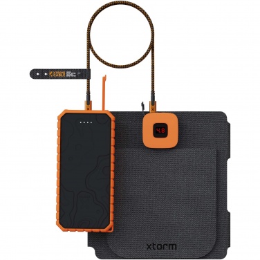 Лого трейд бизнес-подарки фото: Xtorm XR2S28 SolarBooster складная солнечная панель мощностью 28 Вт
