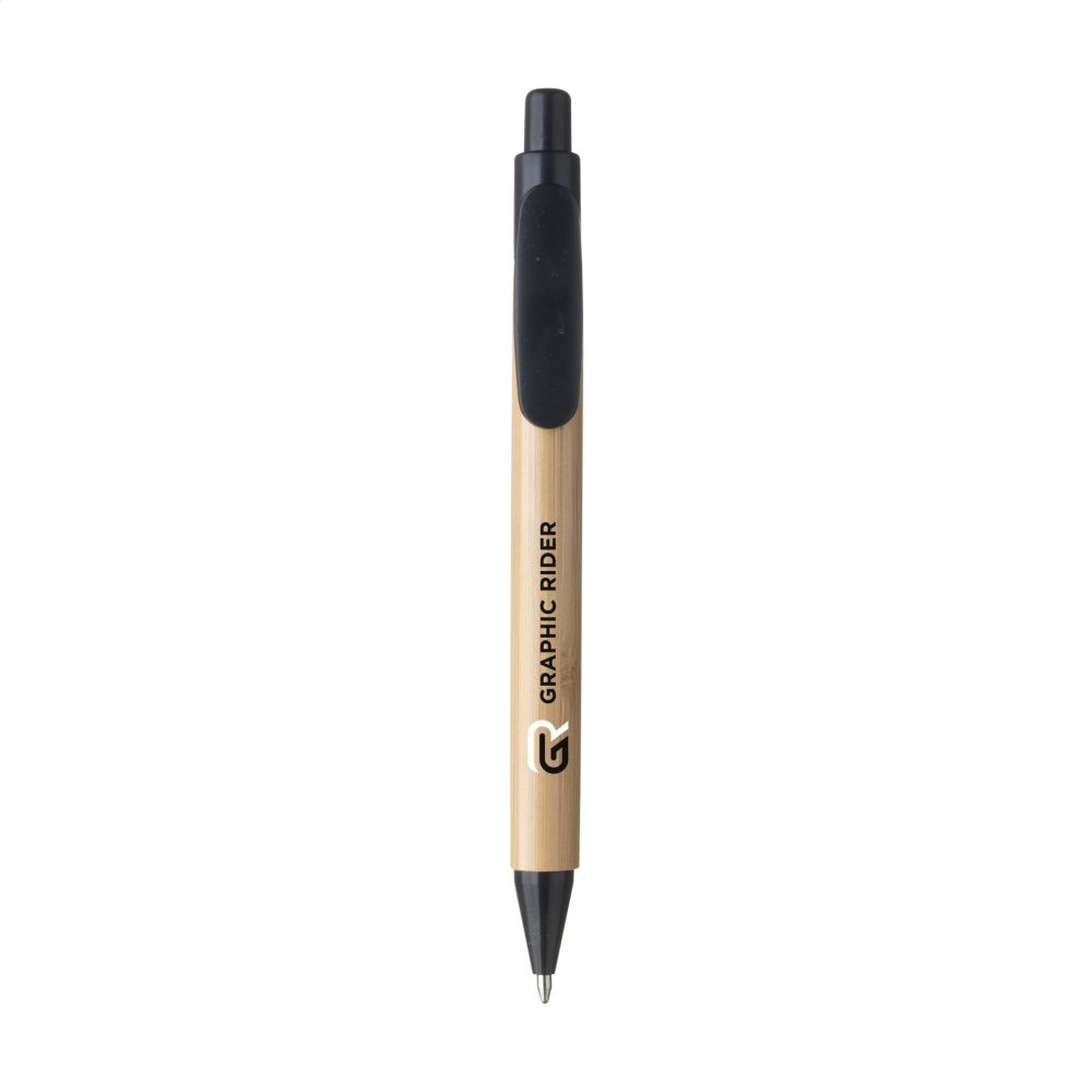 Лого трейд pекламные подарки фото: Шариковая ручка Bamboo Wheat Pen из пшеничной соломы