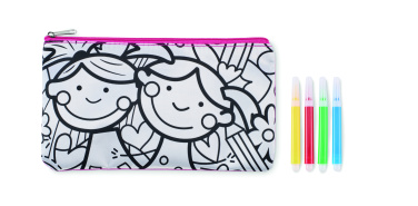 Лого трейд pекламные cувениры фото: Pencil case with markers