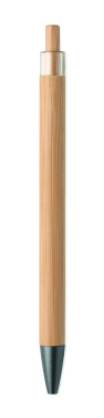 Логотрейд pекламные продукты картинка: Push button bamboo pen