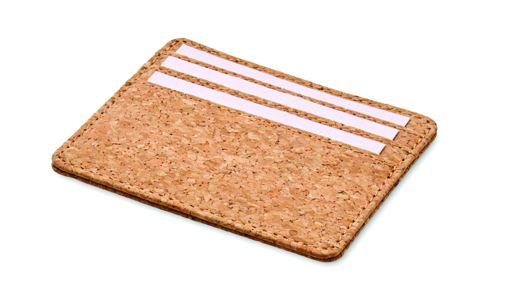 Логотрейд pекламные продукты картинка: Cork cardholder with RFID