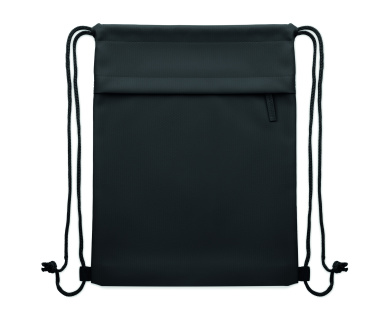 Логотрейд pекламные cувениры картинка: Drawstring bag in 600D RPET
