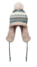 Knitted beanie with ear flap