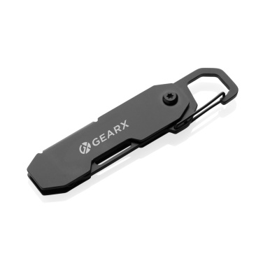 Логотрейд бизнес-подарки картинка: Складной EDC-инструмент Gear X с карабином и резаком для посылок