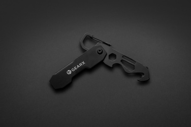 Логотрейд pекламные cувениры картинка: Складной EDC-инструмент Gear X с карабином и резаком для посылок