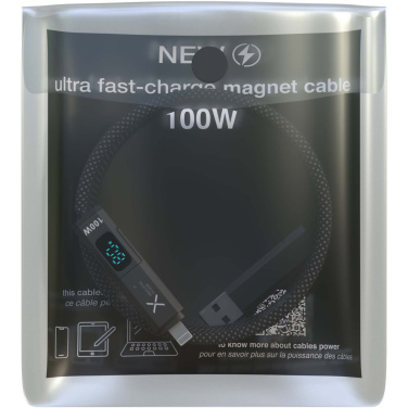 Логотрейд pекламные cувениры картинка: SCX.design C57 100W magnetic cable with display
