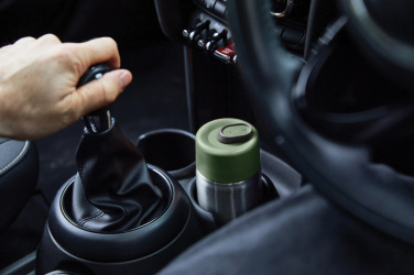 Лого трейд pекламные продукты фото: Черный + Blum изолированный герметичный дорожный стакан из нержавеющей стали