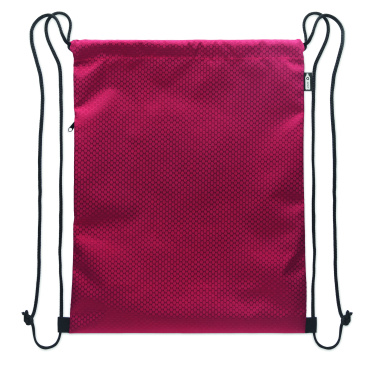 Логотрейд pекламные продукты картинка: Drawstring bag in 420D RPET