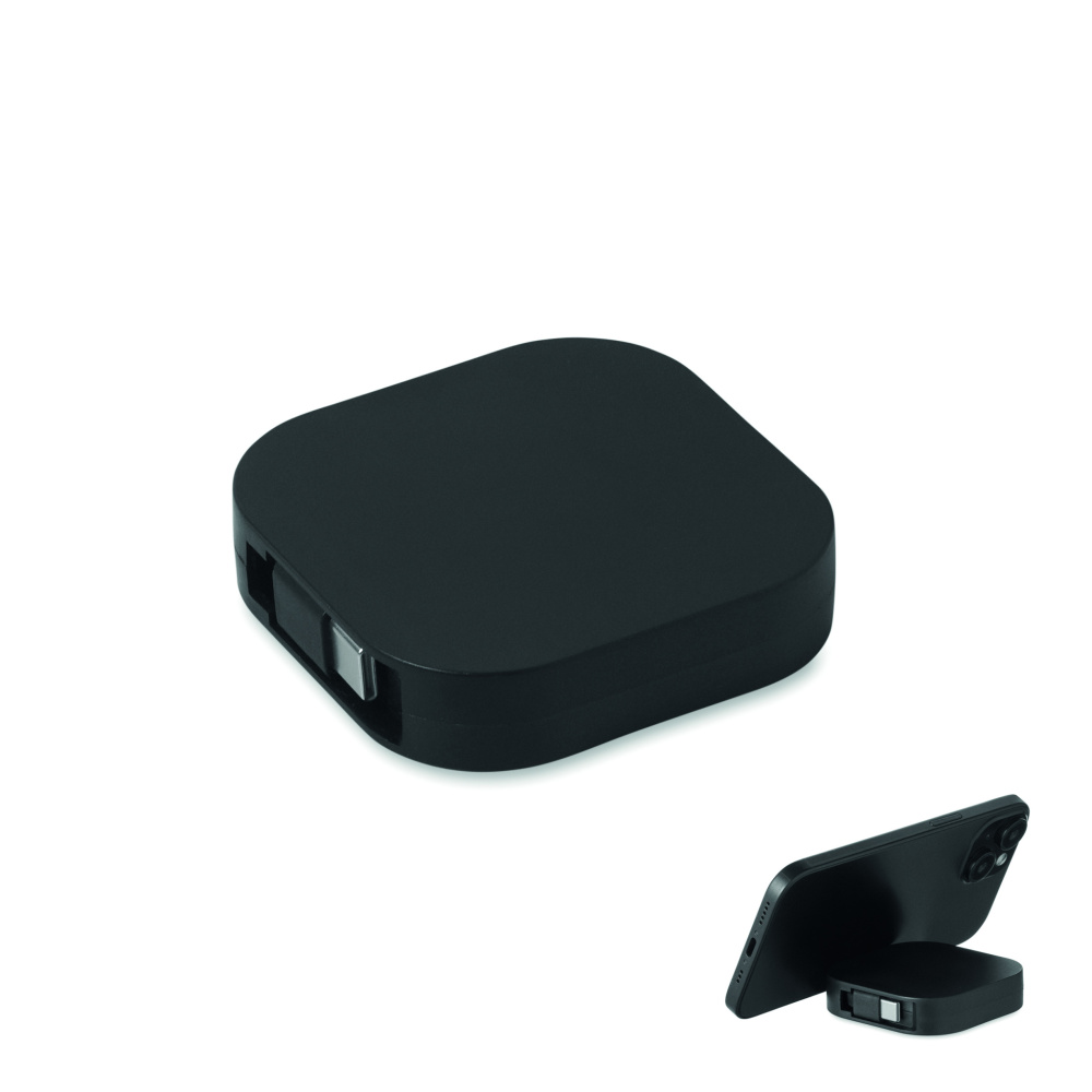 Логотрейд pекламные подарки картинка: 100W retractable charging cable