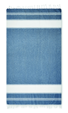 Лого трейд бизнес-подарки фото: Beach bag with hammam towel