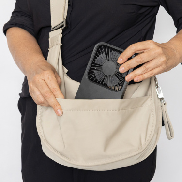 Лого трейд pекламные cувениры фото: Настольный вентилятор Aervina RCS из переработанного пластика с возможностью подзарядки