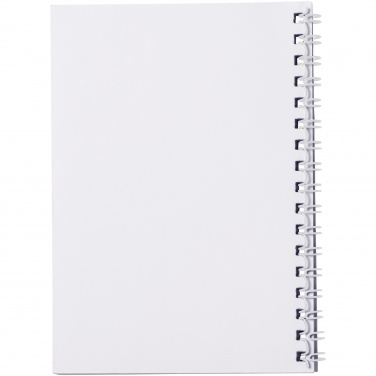 Logotrade profilprodukter bild: Desk-Mate® spiral A6 anteckningsbok PP-omslag