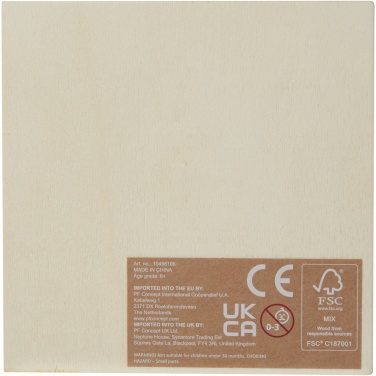 Logotrade reklamprodukter bild: Bark träpussel