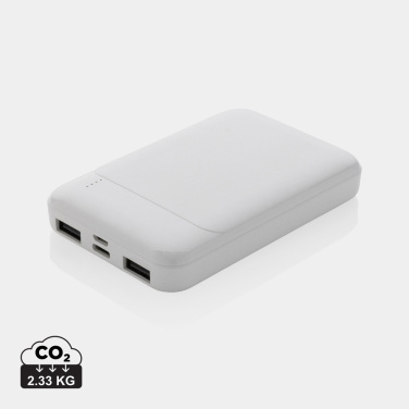 Logotrade profilreklam bild: 5.000 mAh powerbank i RCS återvunnen plast