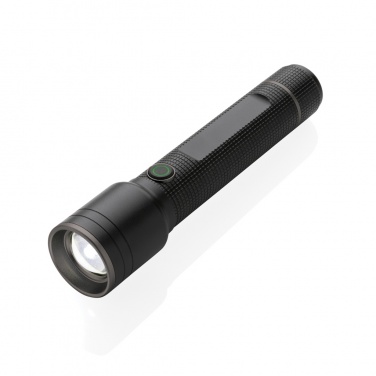 Logotrade profilprodukter bild: Gear X USB-återuppladdningsbar stor ficklampa RCS aluminium