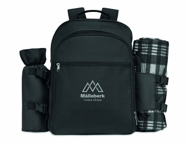 Logotrade reklamprodukter bild: 4-delars Picknickryggsäck