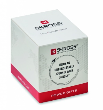 Logotrade profilprodukter bild: Skross Euro USB-laddare (AC)