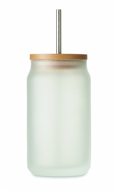 Logotrade presentreklam bild: Glas med lock 400ml