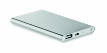 Logotrade profilprodukter bild: Aluminium powerbank 4000 mAh