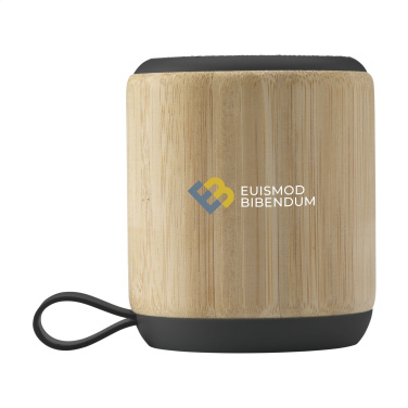 Logotrade profilprodukter bild: Timor Bamboo trådlös högtalare
