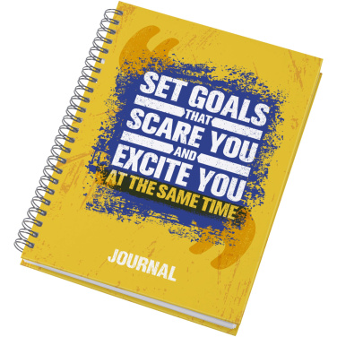 Logotrade profilreklam bild: Desk-Mate® A5 inbunden journal