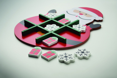 Logotrade kampanjprodukter bild: Jul tic tac toe i trä