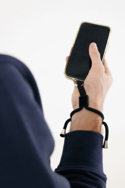 Logotrade profilprodukter bild: CarryLoop RCS  PET-justerbar telefonrem för mobiltelefon