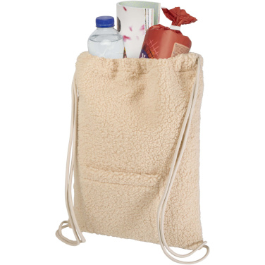 Logotrade kampanjprodukter bild: Bear ryggsäck med dragsko av GRS-certifierat återvunnet sherpa-material, 9 l