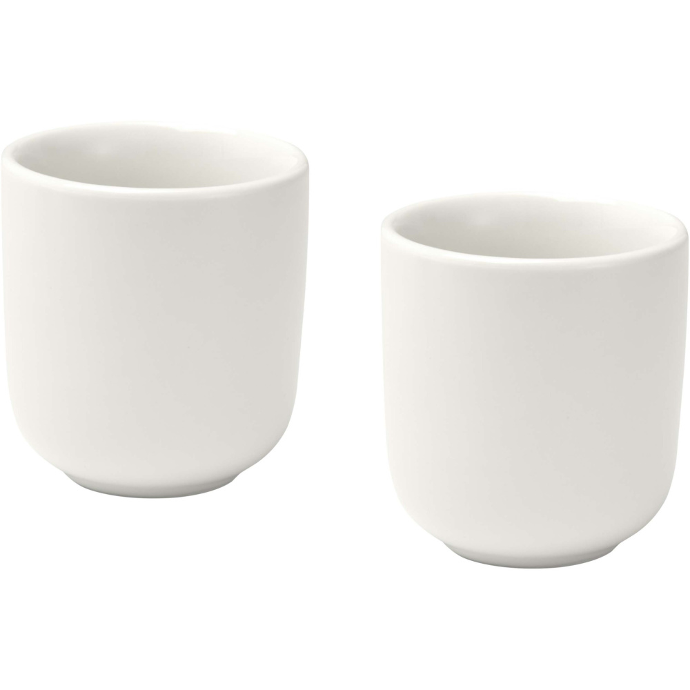Logotrade presentreklam bild: Male 90 ml espressokoppar av keramik – set om två