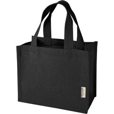 Logotrade profilprodukter bild: Odessa minitygväska av 220 g/m² GRS-återvunnen bomull med bälg, 9 l