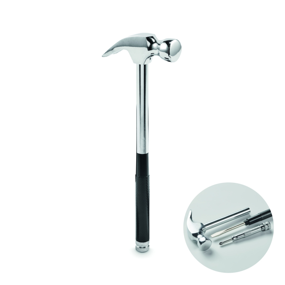 Logotrade reklamprodukter bild: Hammare/skruvmejsel